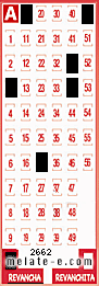 Volante ganador del sorteo de Revancha con fecha del domingo   9 de junio de 2013