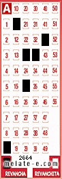 Volante ganador del sorteo de Revancha con fecha del domingo  16 de junio de 2013