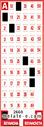 Volante ganador del sorteo de Revancha con fecha del domingo  30 de junio de 2013