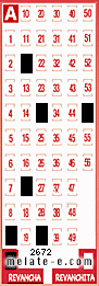 Volante ganador del sorteo de Revancha con fecha del domingo  14 de julio de 2013