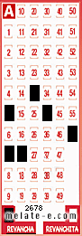 Volante ganador del sorteo de Revancha con fecha del domingo   4 de agosto de 2013