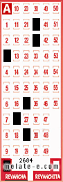 Volante ganador del sorteo de Revancha con fecha del domingo  25 de agosto de 2013