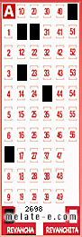 Volante ganador del sorteo de Revancha con fecha del domingo  13 de octubre de 2013