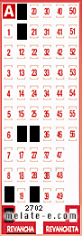 Volante ganador del sorteo de Revancha con fecha del domingo  27 de octubre de 2013