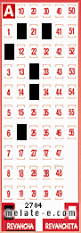 Volante ganador del sorteo de Revancha con fecha del domingo   3 de noviembre de 2013