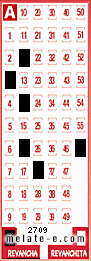 Volante ganador del sorteo de Revancha con fecha del miércoles  20 de noviembre de 2013