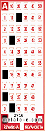 Volante ganador del sorteo de Revancha con fecha del domingo  15 de diciembre de 2013