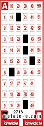 Volante ganador del sorteo de Revancha con fecha del domingo  22 de diciembre de 2013