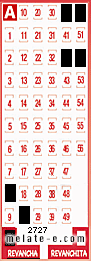 Volante ganador del sorteo de Revancha con fecha del miércoles  22 de enero de 2014