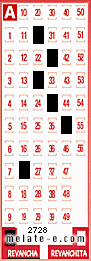 Volante ganador del sorteo de Revancha con fecha del domingo  26 de enero de 2014