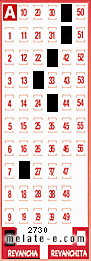 Volante ganador del sorteo de Revancha con fecha del domingo   2 de febrero de 2014