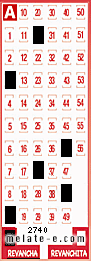 Volante ganador del sorteo de Revancha con fecha del domingo   9 de marzo de 2014