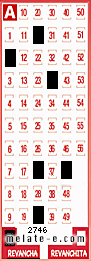 Volante ganador del sorteo de Revancha con fecha del domingo  30 de marzo de 2014
