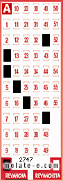 Volante ganador del sorteo de Revancha con fecha del miércoles   2 de abril de 2014