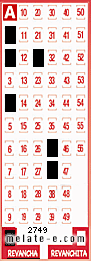 Volante ganador del sorteo de Revancha con fecha del miércoles   9 de abril de 2014