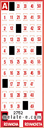 Volante ganador del sorteo de Revancha con fecha del domingo  20 de abril de 2014