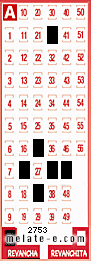 Volante ganador del sorteo de Revancha con fecha del miércoles  23 de abril de 2014
