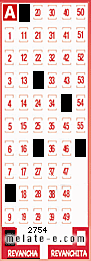 Volante ganador del sorteo de Revancha con fecha del domingo  27 de abril de 2014