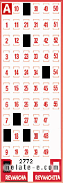 Volante ganador del sorteo de Revancha con fecha del domingo  29 de junio de 2014