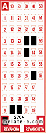 Volante ganador del sorteo de Revancha con fecha del domingo  10 de agosto de 2014