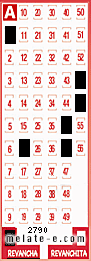 Volante ganador del sorteo de Revancha con fecha del domingo  31 de agosto de 2014