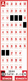 Volante ganador del sorteo de Revancha con fecha del domingo   5 de octubre de 2014