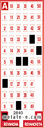 Volante ganador del sorteo 2803 de Revancha