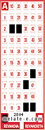 Volante ganador del sorteo 2804 de Revancha