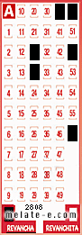 Volante ganador del sorteo 2808 de Revancha