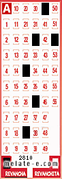 Volante ganador del sorteo 2810 de Revancha