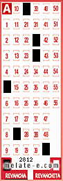 Volante ganador del sorteo 2812 de Revancha
