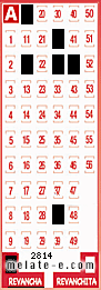 Volante ganador del sorteo 2814 de Revancha