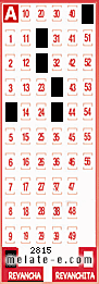 Volante ganador del sorteo 2815 de Revancha