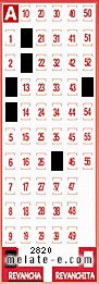 Volante ganador del sorteo 2820 de Revancha