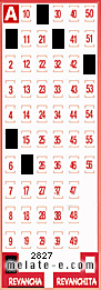 Volante ganador del sorteo 2827 de Revancha