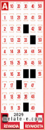 Volante ganador del sorteo 2829 de Revancha