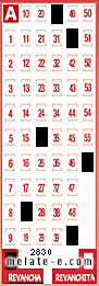 Volante ganador del sorteo 2830 de Revancha