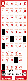 Volante ganador del sorteo 2832 de Revancha