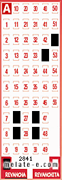 Volante ganador del sorteo 2841 de Revancha