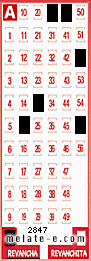 Volante ganador del sorteo 2847 de Revancha
