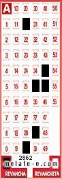 Volante ganador del sorteo 2862 de Revancha