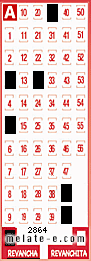 Volante ganador del sorteo 2864 de Revancha