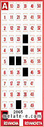 Volante ganador del sorteo 2865 de Revancha