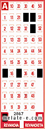 Volante ganador del sorteo 2867 de Revancha