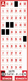 Volante ganador del sorteo 2875 de Revancha