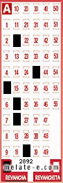 Volante ganador del sorteo de Revancha con fecha del domingo  23 de agosto de 2015