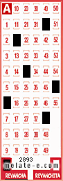 Volante ganador del sorteo de Revancha con fecha del miércoles  26 de agosto de 2015