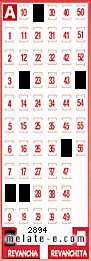 Volante ganador del sorteo de Revancha con fecha del domingo  30 de agosto de 2015