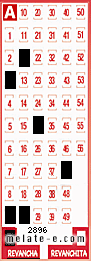 Volante ganador del sorteo de Revancha con fecha del domingo   6 de septiembre de 2015