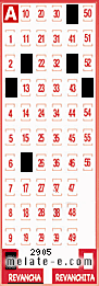 Volante ganador del sorteo de Revancha con fecha del miércoles   7 de octubre de 2015